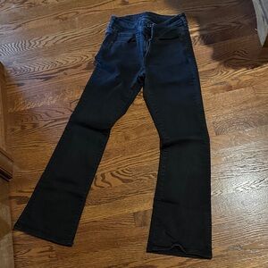 American Eagle Outfitters Black Boot Cut Jeans